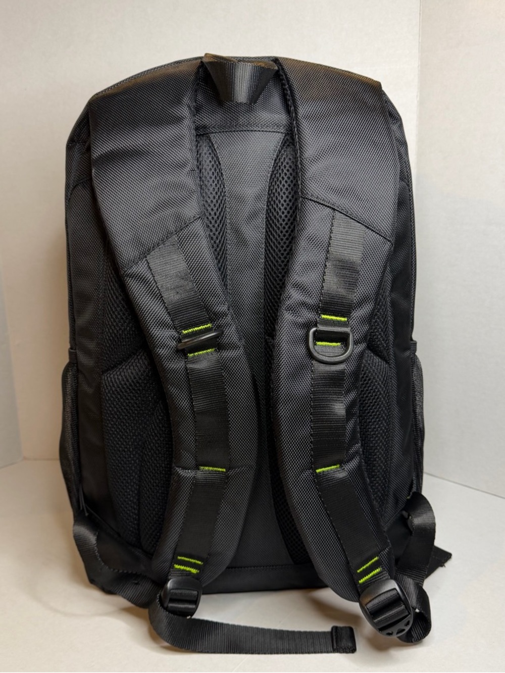 Monster Energy Recon III Backpack Black Green Logo Laptop Bag - Picture 3 of 10